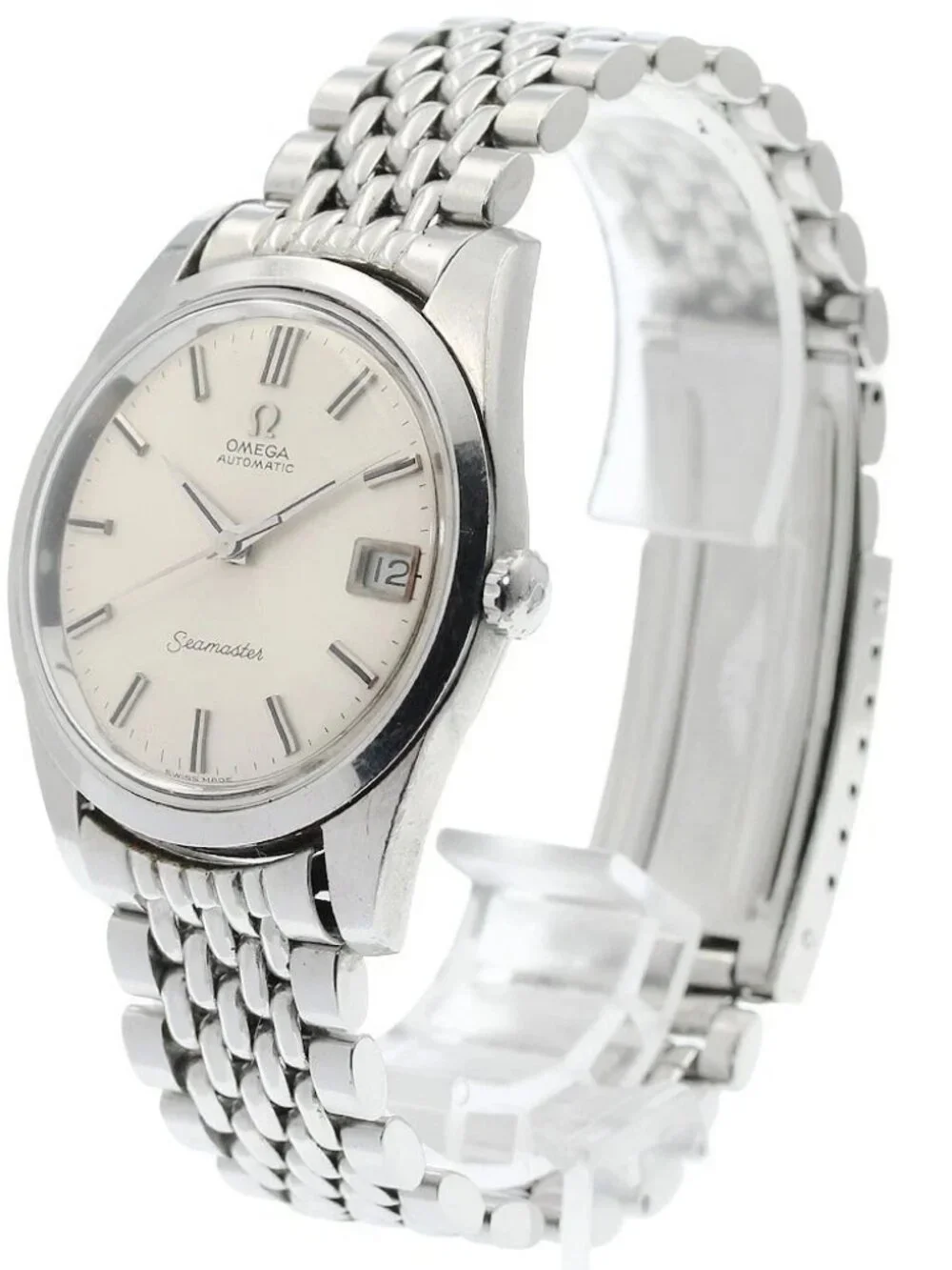OMEGA Seamaster 166.010 Date cal.565 Rice Bracelet Automatic Men's Watch_961365